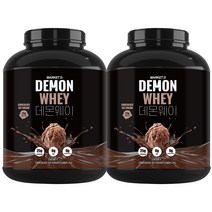 1+1 데몬웨이 2kg x2 근육 헬스 초코 웨이 WPC 프로틴 단백질 가루 보충제 파우더, 2개