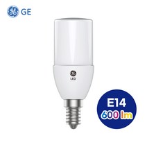 GE LED 브라이트 스틱 전구 5W 7W 샹들리에 촛대구 E14 / E17 전구, 스틱 5W E14(14mm), 전구색(노란빛)