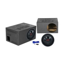Alpine R2-W10D2 10인치 750w 듀얼 2옴 카 오디오 서브우퍼+통풍 서브 박스 인클로저