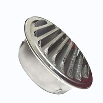 BEWOX 20.3cm(8인치) 루버 그릴 커버 벤트 후드 벽 통풍구 - 304 스테인리스 스틸 라운드 소피트 벤트 환기 공기 배출구 (20.3cm), 8Inch