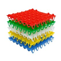 5pcs 30 계란 상업 수송 트레이 회전율 상자 플라스틱 컨테이너 레이어 농장 동물 장비 재활용, [01] 화이트, [01] M