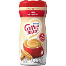 COFFEE MATE 오리지널 파우더 커피 크리머 비유제품 락토스 프리 글루텐 프리 크리머 16온스 12개 팩, 16 Ounce (Pack of 12), Original