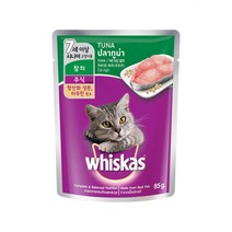 위스카스팩 시니어 참치 80g x 24봉 1박스 고양이 반려동물용품 pet shop