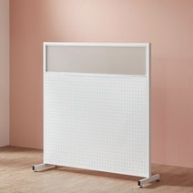 엘린까사 미들 망입 철재 파티션 800X1200, 화이트