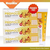 메가맥스 뉴질랜드 프로폴리스 치약 160g x 4개+PD241295EA, PND 1, PND 본상품선택