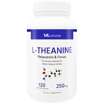 [미국빠른직구] 마이라이프 내추럴스 L-테아닌 250mg 120정, 1병