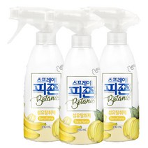 피죤 스프레이 보타닉 바나 나나 본품, 3개, 490ml