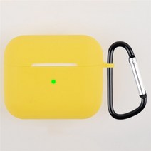 Fone De Ouvido 실리콘 블루투스 이어폰 케이스 에어팟 호환 3 무선 헤드폰 헤드셋, [06] YELLOW