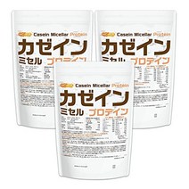 카세인 미셀 단백질 1kg × 3 가방 Casein Protein 무첨가 · 일반 맛 NICHIGA カゼイン ミセル プロテイン 1ｋｇ×3袋 Casein Protein 無添加・プレー