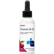 미국직구 GNC 비타민 B-12 1000mcg - 체리 에너지 제너레이트, 수량, 상세참조