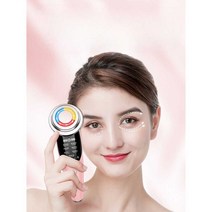 얼굴 마사지 기기 광택 뷰티 홈캐어 눈가 주름 케어, 고급 핑크7가지 +광테라피 4가지 프리 에센스