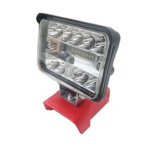 전동공구 milwaukee 18 스포트라이트 led 램프 작업등 milwaukee 14.4v 18v 리튬 이온 배터리 18 부품, 어두운 회색