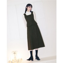 더엣지 22FW 베니스 체크 스커트