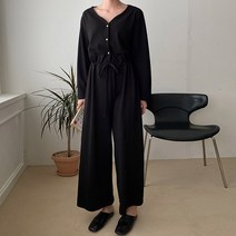 마이시즌 여성용 페잇 스트링 점프수트