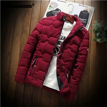 방한작업복 Mountainskin Winter Men Jacket Mens New 면, M, 와인 레드
