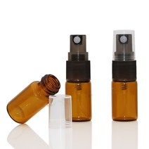 모든유통 갈색 유리 향수 스프레이 미니 샘플 공병 3ml