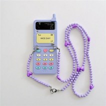 호환 갤럭시플립케이스 하드 가죽 젤리 플립케이스 전화 케이스 삼성 갤럭시 Z 플립 4 3 5G 3D 안테나 모델 플러시 팔찌 백 커버 케이스 Samsung Flip4 Flip3