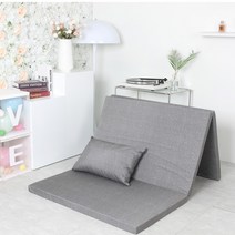 3단(소) 마이크로 접이식매트리스 바닥 토퍼 수면매트, 3단(소) 마이크로 퍼플