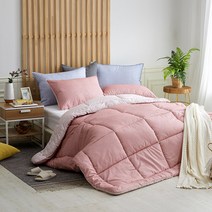 로뎀 모티 피치스킨 플란넬 차렵이불 이불 호텔 패드 베개 침구 SS Q
