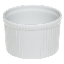 필리빗PILLIVUYT FRANCE Pillivuyt 도자기 112컵 10.2cm4인치 딥 클래식 플리츠 수플레 접시