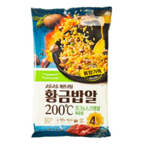 풀무원 고슬고슬 계란코팅 황금밥알 포크 스크램블 볶음밥 (냉동), 4개, 210g