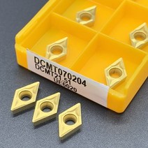 하이스강 Dcmt070204 dcmt070208 us735 ue6020 vp15tf 카바이드 인서트 cnc 선반 공구 강 및 스테인레스 스틸 선삭 공구 밀링 인서트, dcmt070208 ue6020