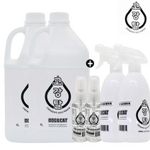 고강탈 4리터x2통 + 100mlx2병 + 공병 500mlx2병