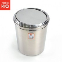 스텐 뱅뱅이 휴지통 중 다목적 스텐레스 쓰레기통, 1개