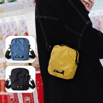 남자 여자 가벼운 캐주얼 방수 미니 크로스백 여자 휴대폰 핸드폰 지갑 가방 나들이 외출 작은 천가방