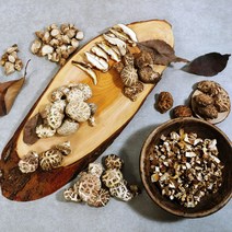 국내산 참나무 원목 건표고칩 200g 4팩, 단품