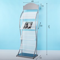 팜플렛 케이스 전단지 철재 잡지 꽂이 진열대 선반DIY 디스플레이 진열대 거치대, 옵션10