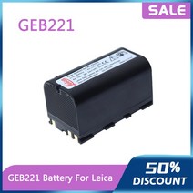 측량장비 Leica 용 배터리 GEB221 토탈 스테이션 Leica TS02 용 GPS 배터리 TS06 TS09 TPS1200 측량 토탈, 한개옵션0