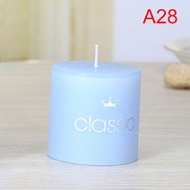 양키캔들 인테리어 캔들뜨거운 1 pc 3.85 cm 웨딩 칼럼 왁스 향초 공예 캔들, c