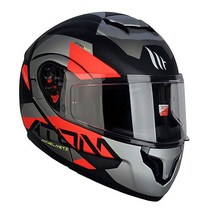 MT 헬멧 ATOM W17 MATT FLUOR RED, M