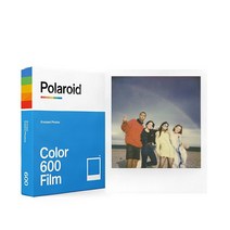 폴라로이드 컬러 600 필름 5팩 (40장 사진) (6013), White Frame_8 Photos
