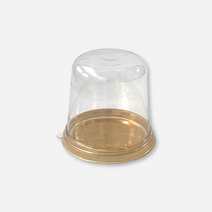 새담 SH-200 금색 60개 / 디저트 유자 구겔호프 케이크 포장, 높은 뚜껑(11cm)