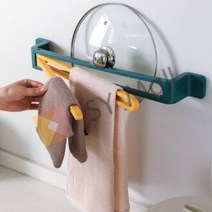 SY몰 3단 수건걸이그린 수건거치대 무타공수건걸이 수건봉