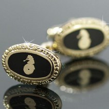 찰스톤 선물용 심플한 커프스버튼