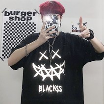 블레시 스마일 스카치라이트 반팔티