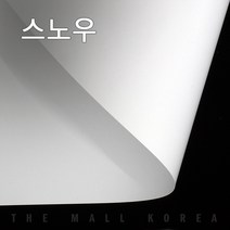 더몰코리아 스노우지 180g 전지 2절 4절 8절 16절 A2 A3 A4 A5 A6 B4 B5, 250매, 스노우지 180g  A3 (297 x 420mm)