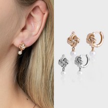마리끌레르 엘리 귀걸이 14K Gold Pin