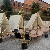 야외 홈스테이 경치 좋은 캠핑장 케이터링 바베큐 삼각, 삼각형2x2미터총높이2.1미터