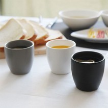 에라토 조약돌 도자기 물컵 물잔, 그레이, 1개