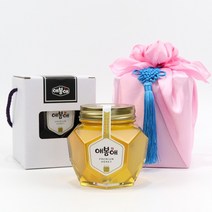 애봄애 사양벌꿀 500g 육각병 결혼식 돌잔치 감사 답례품 각종행사 선물[블루망고마켓], 02.육각병500g(보자기포장)