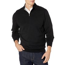 Cutter & Buck 남성용 세탁기 세탁 가능한 레이크몬트 하프 지퍼 스웨터 차콜 헤더 3X-Large