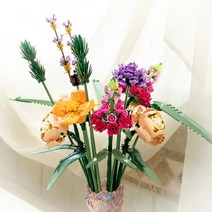 체리 벚꽃 트리 하우스 DIY 조립 스트리트 뷰 세트, 완벽한 인그레이빙 부케