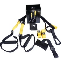 벨트 TRX 밴드 복근 저항 노랑검정 훈련 홈트, 패밀리룩 (군록) 길이조절불가1.5m