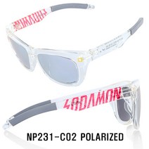 소다몬 NEW NPNG2 시리즈 국산 편광 스포츠 낚시 자전거 선글라스, [2] NP231-C02 클리어/실버미러 편광렌즈