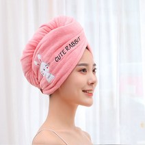 드림 헤어 드라이 타올 수건 극세사 샤워 페이스 세안 얼굴 수영 머리 빨리말리는법, 공룡