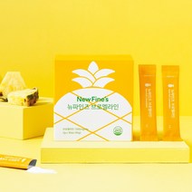 뉴파인즈 브로멜라인 붓기제거 파인애플효소 1000mg 30포, 1박스, 2g